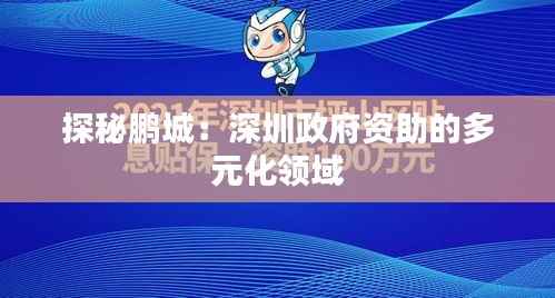 探秘鹏城:深圳政府资助的多元化领域