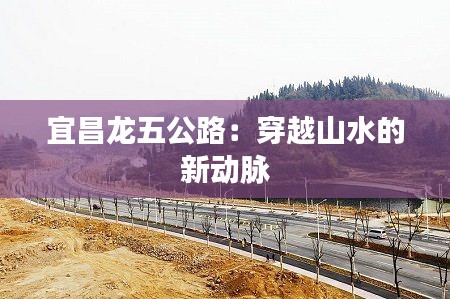 宜昌龙五公路:穿越山水的新动脉