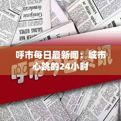 呼市每日最新闻:城市心跳的24小时