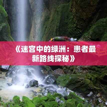 《迷宫中的绿洲:患者最新路线探秘》