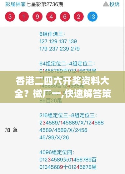 香港二四六开奖资料大全?微厂一,快速解答策略实施_铂金版3.739