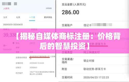 【揭秘自媒体商标注册:价格背后的智慧投资】