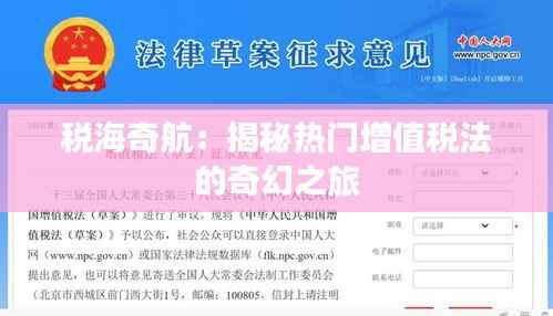 税海奇航：揭秘热门增值税法的奇幻之旅