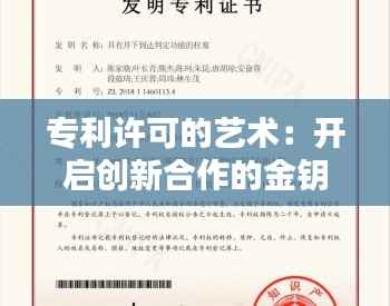 专利许可的艺术：开启创新合作的金钥匙