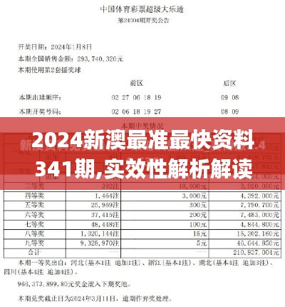 2024新澳最准最快资料341期,实效性解析解读策略_2D4.141