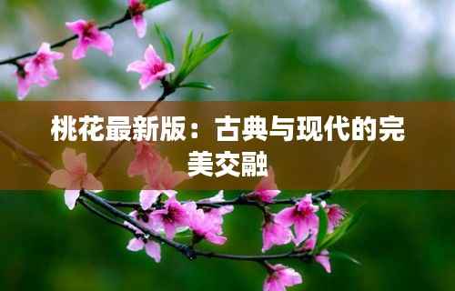 桃花最新版:古典与现代的完美交融