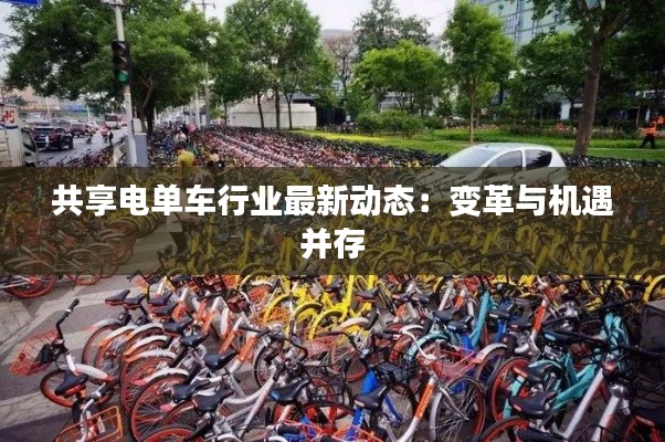共享电单车行业最新动态:变革与机遇并存
