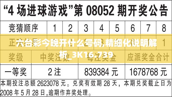 六台彩今晚开什么号码,精细化说明解析_3K16.739