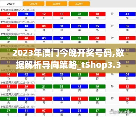 2023年澳门今晚开奖号码,数据解析导向策略_tShop3.346