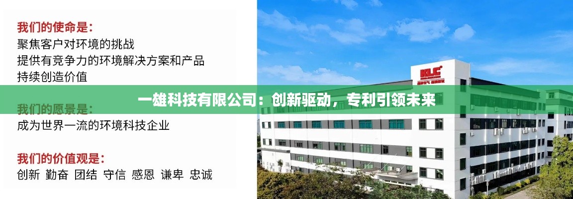 一雄科技有限公司:创新驱动,专利引领未来
