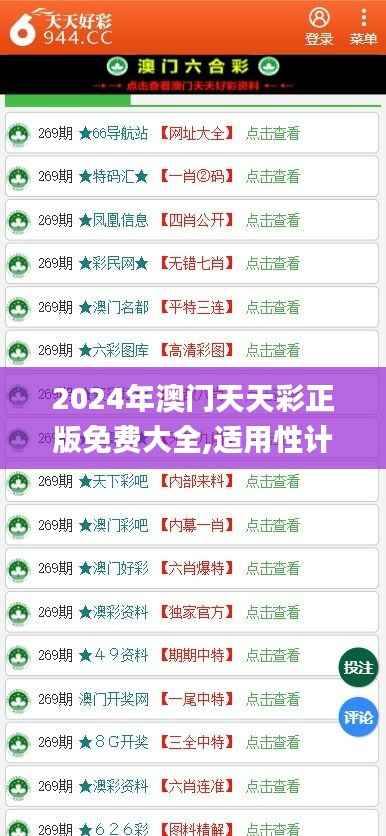 2024年澳门天天彩正版免费大全,适用性计划实施_复古版1.990