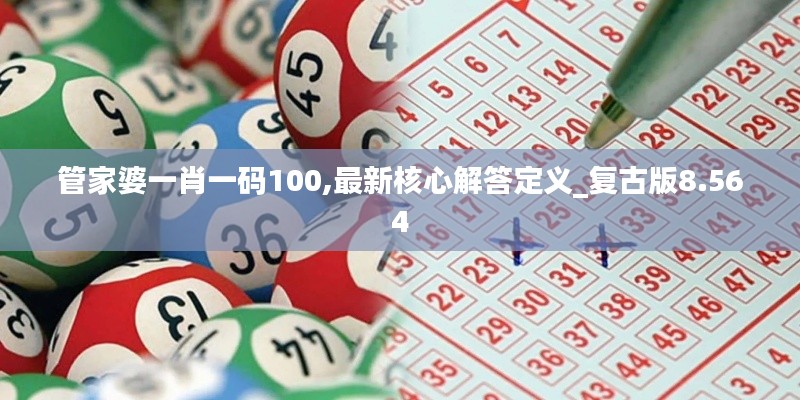 管家婆一肖一码100,最新核心解答定义_复古版8.564