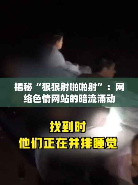 揭秘“狠狠射啪啪射”:网络色情网站的暗流涌动