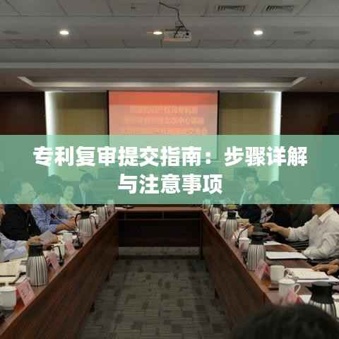 专利复审提交指南:步骤详解与注意事项