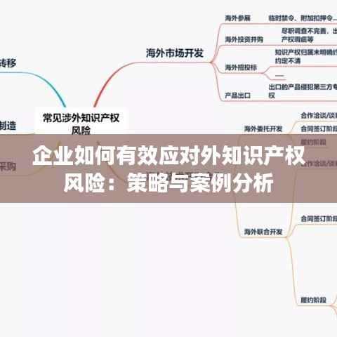 企业如何有效应对外知识产权风险:策略与案例分析