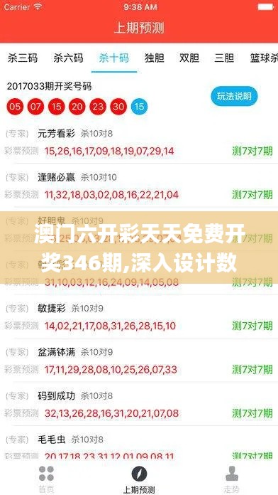 澳门六开彩天天免费开奖346期,深入设计数据解析_Phablet19.553