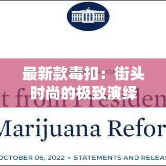 最新款毒扣:街头时尚的极致演绎