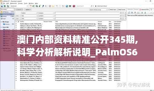 澳门内部资料精准公开345期,科学分析解析说明_PalmOS6.105