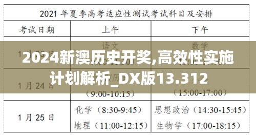 2024新澳历史开奖,高效性实施计划解析_DX版13.312