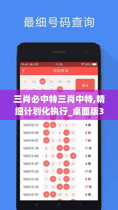 三肖必中特三肖中特,精细计划化执行_桌面版3.567