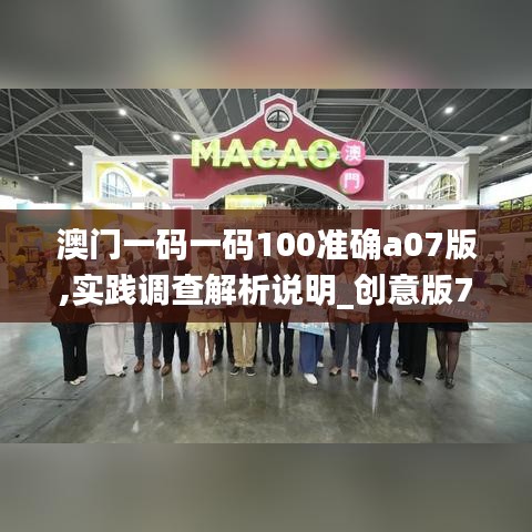 澳门一码一码100准确a07版,实践调查解析说明_创意版7.742