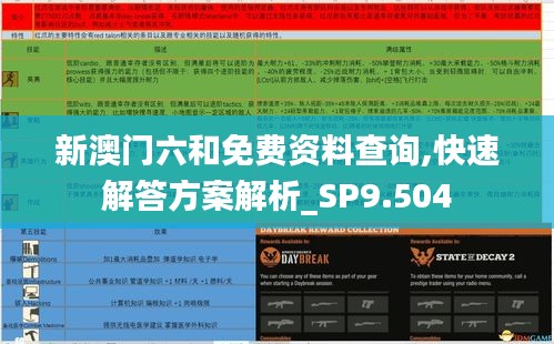 新澳门六和免费资料查询,快速解答方案解析_SP9.504