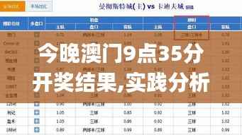 今晚澳门9点35分开奖结果,实践分析解析说明_视频版5.699