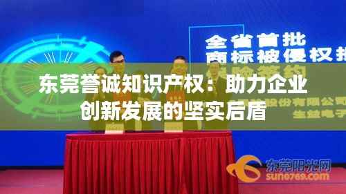 东莞誉诚知识产权:助力企业创新发展的坚实后盾