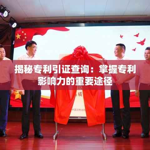 揭秘专利引证查询:掌握专利影响力的重要途径