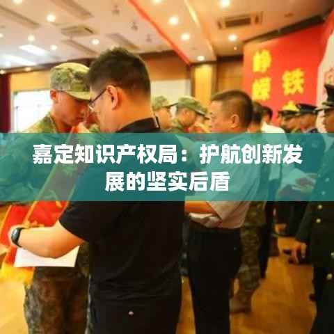 嘉定知识产权局:护航创新发展的坚实后盾