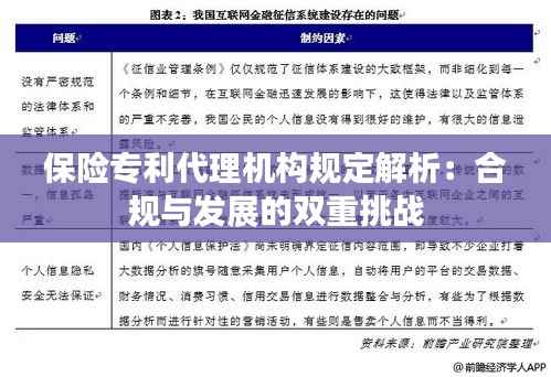 保险专利代理机构规定解析:合规与发展的双重挑战