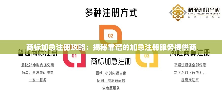 商标加急注册攻略:揭秘靠谱的加急注册服务提供商