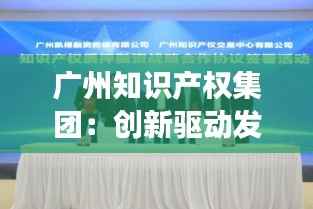 广州知识产权集团:创新驱动发展的领军企业