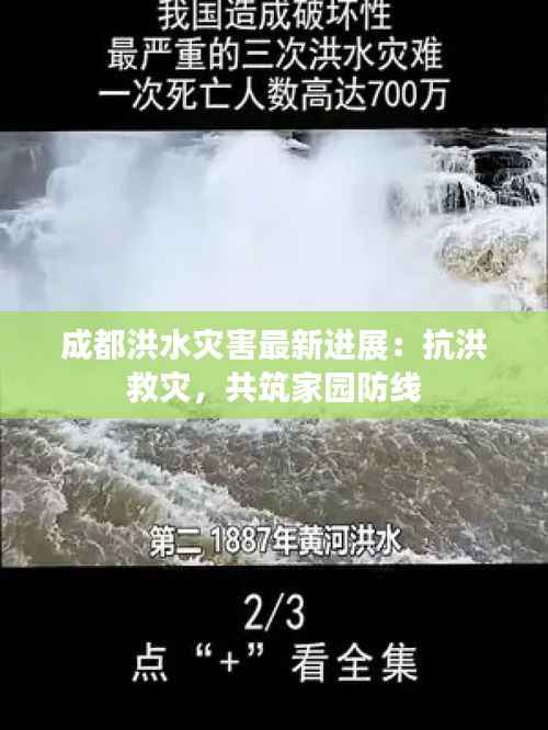 成都洪水灾害最新进展:抗洪救灾,共筑家园防线