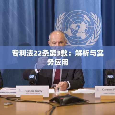 专利法22条第3款:解析与实务应用