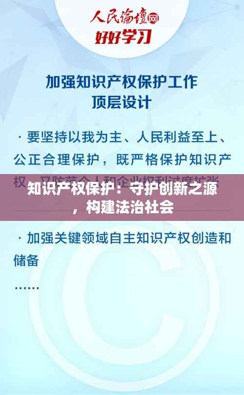 知识产权保护:守护创新之源,构建法治社会