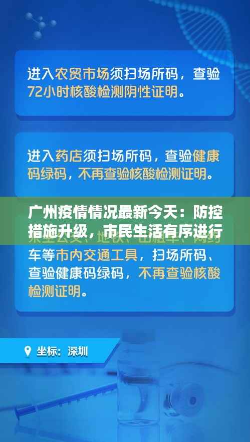 广州疫情情况最新今天:防控措施升级,市民生活有序进行