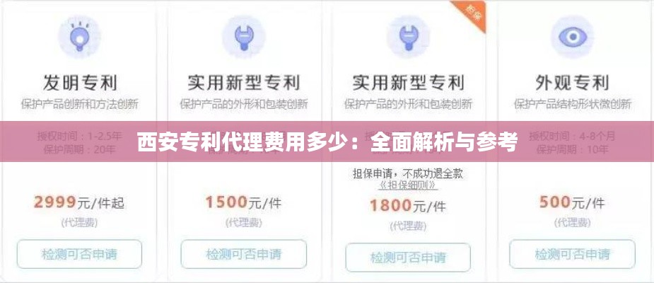西安专利代理费用多少:全面解析与参考