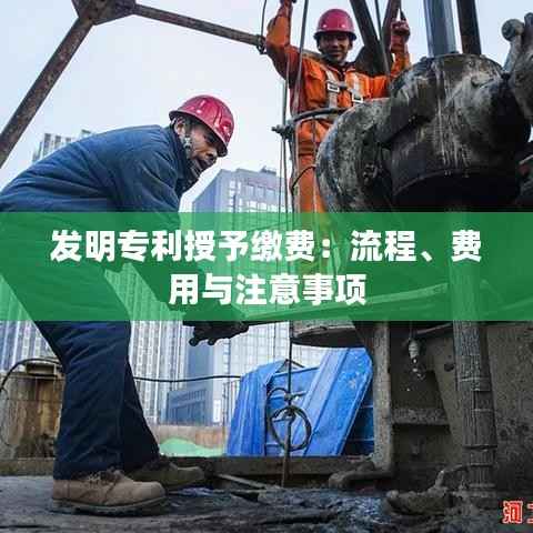 发明专利授予缴费:流程、费用与注意事项