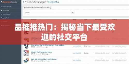 品推推热门:揭秘当下最受欢迎的社交平台