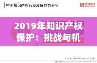 2019年知识产权保护:挑战与机遇并存
