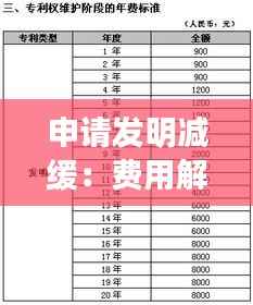 申请发明减缓:费用解析与成本效益考量