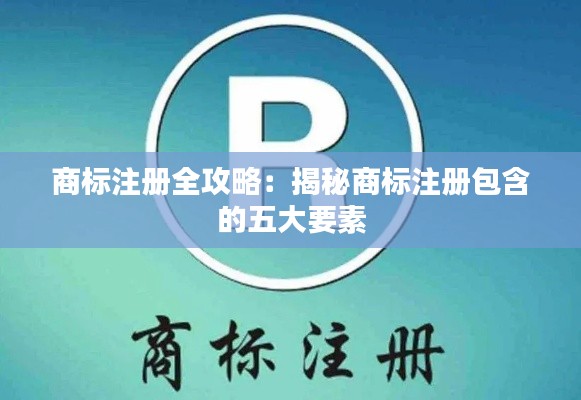 商标注册全攻略:揭秘商标注册包含的五大要素