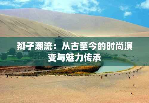 辫子潮流:从古至今的时尚演变与魅力传承