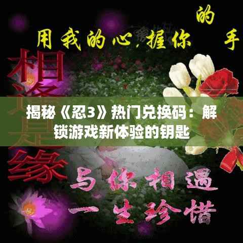 揭秘《忍3》热门兑换码:解锁游戏新体验的钥匙