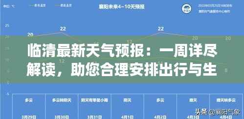临清最新天气预报:一周详尽解读,助您合理安排出行与生活