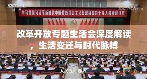 改革开放专题生活会深度解读,生活变迁与时代脉搏
