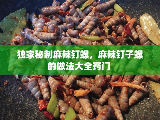 独家秘制麻辣钉螺,麻辣钉子螺的做法大全窍门