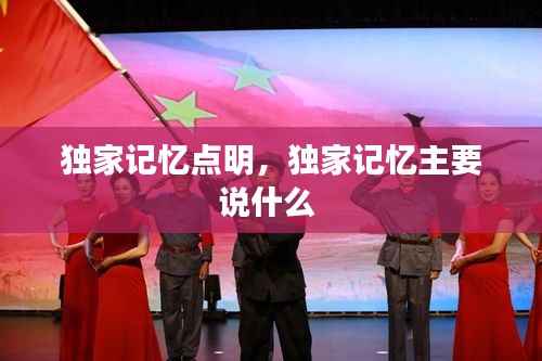 独家记忆点明,独家记忆主要说什么