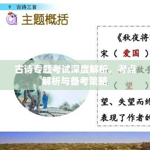古诗专题考试深度解析,考点解析与备考策略